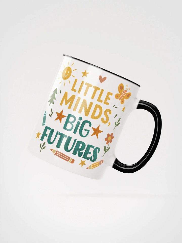 Little Minds Big Futures Mug – Bright Retro Teacher Coffee Cup product image (21)