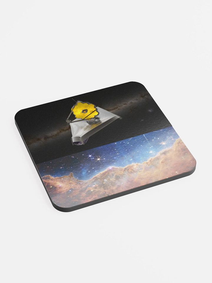 JWST ASTRO Glossed Cork Coaster: product image (2)
