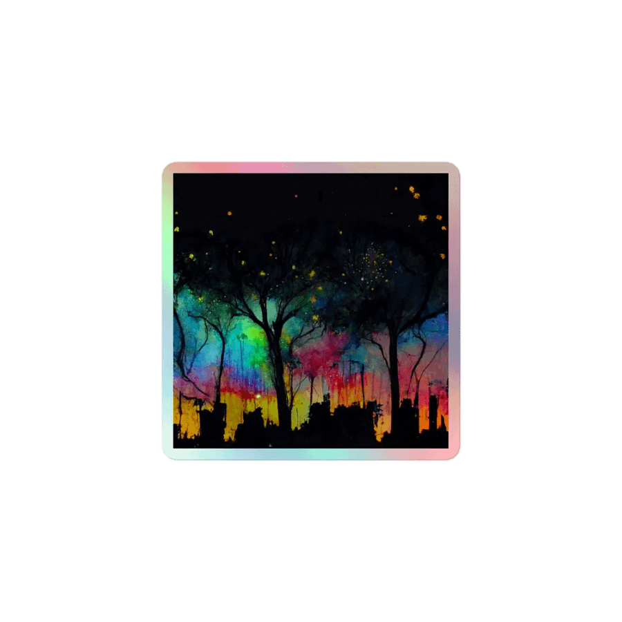 Starry Nightfall Holographic Sticker Set product image (1)