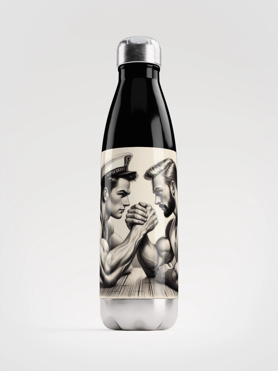 Up Close and Personal: Sailors – Tom of Finland Tribute Gay Pride Graphic Design Thermal Hot & Cold Flask product image (1)