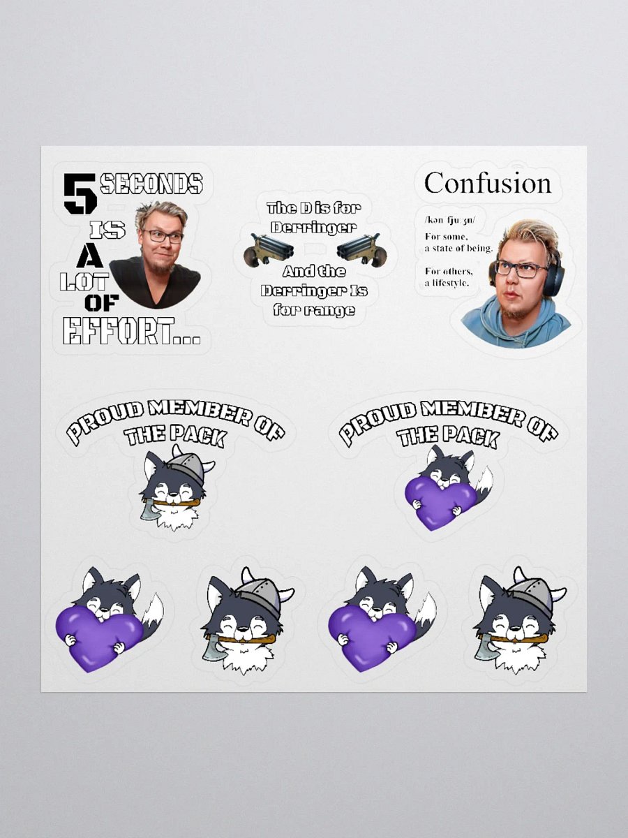 The Wolves Den Kiss Cut Stickers Set product image (1)