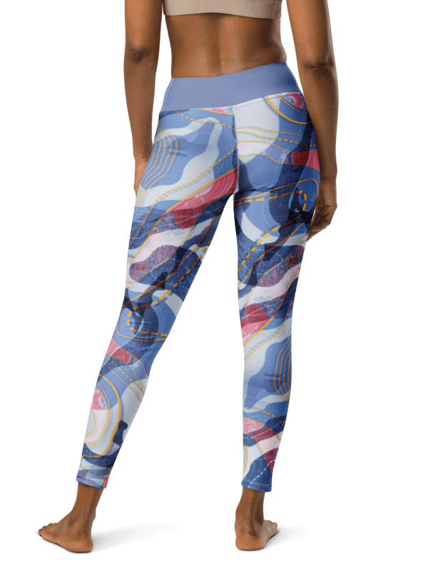 Tectonic map-Yoga Leggings product image (12)