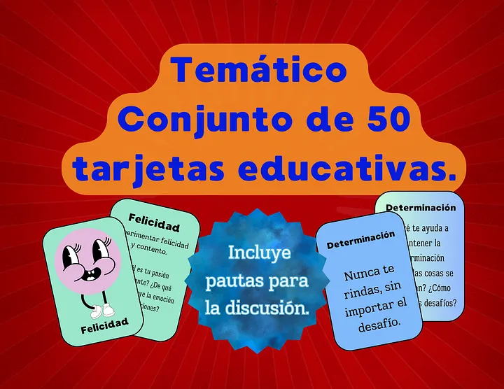 Temático Conjunto de 50 tarjetas educativas product image (1)
