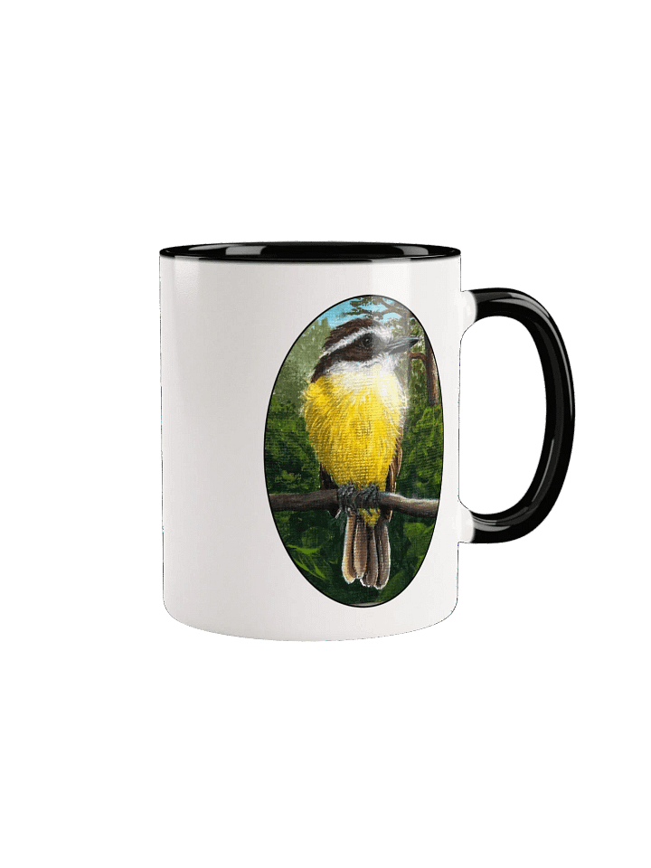 Perched Great Kiskadee Ceramic Mug product image (7)