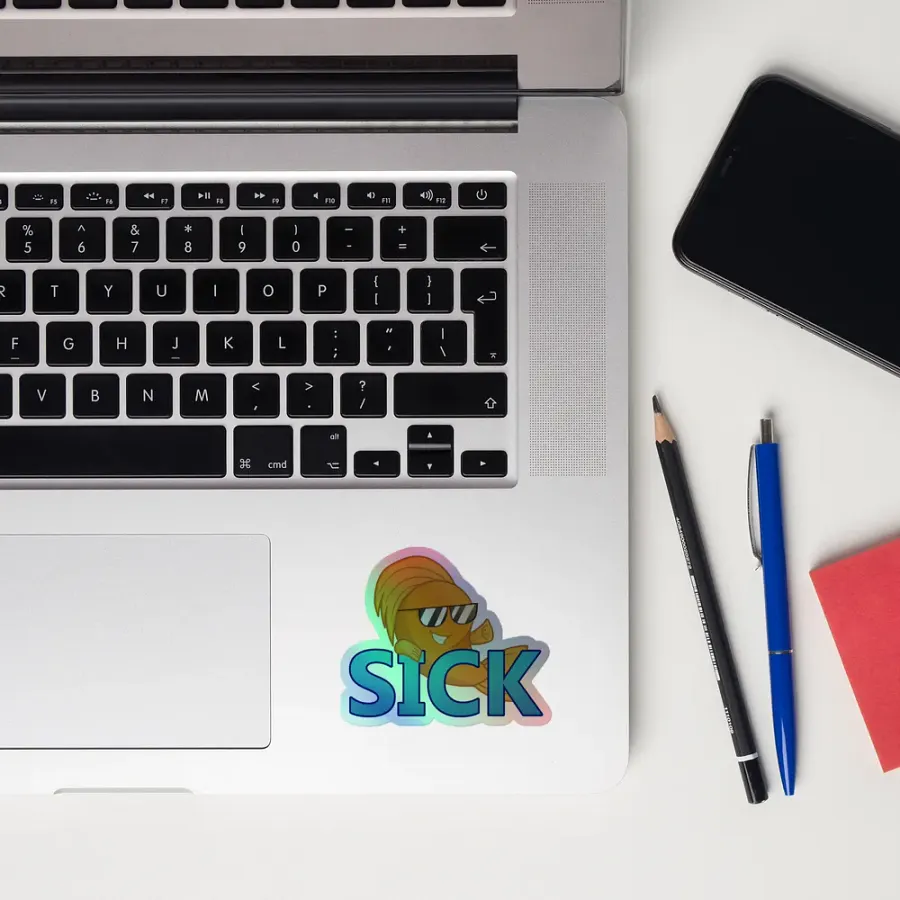 Sick Fish Holographic Sticker product image (10)