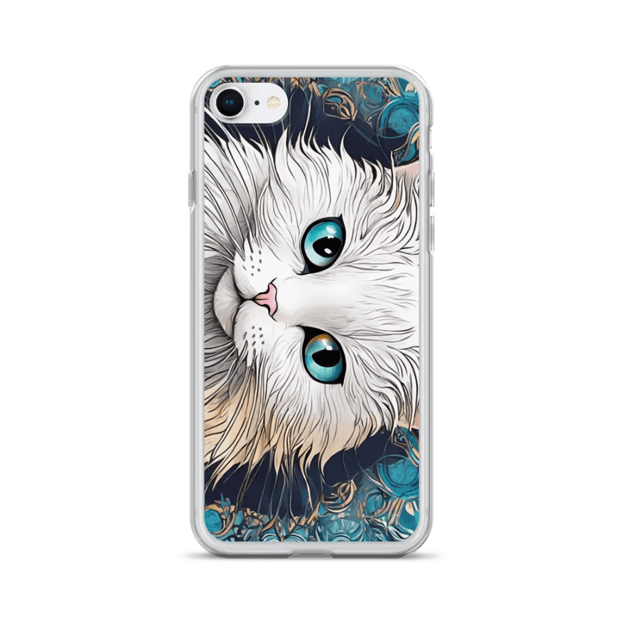 Fluffy White Cat iPhone® Case product image (24)