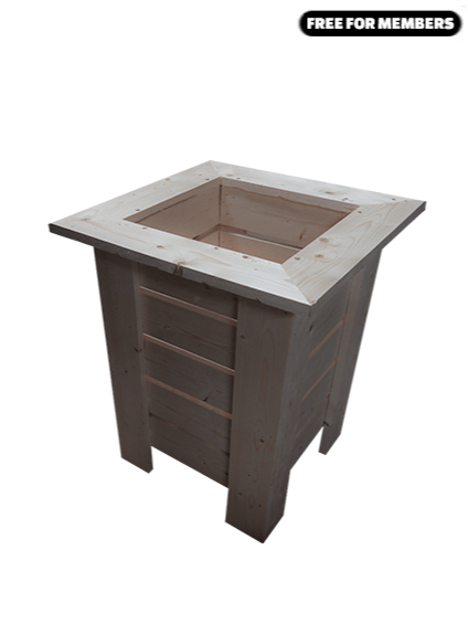 [Build Plans] Planter Made From Resawed 2x4s product image (1)