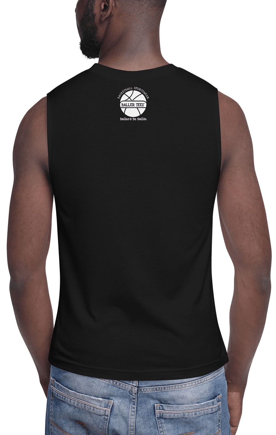 Baller Teez Black Muscle Shirt product image (3)
