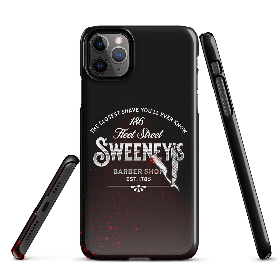 Sweeney Todd Barber Shop iPhone Case – Snap Gothic Musical Theatre Phone Cover product image (1)