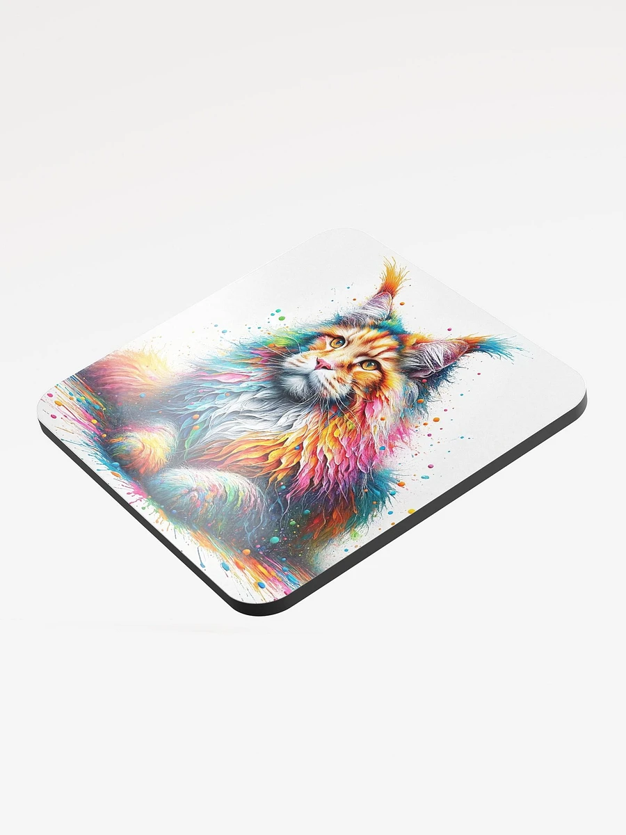 Glossed Cork Coaster: Maine Coon product image (3)