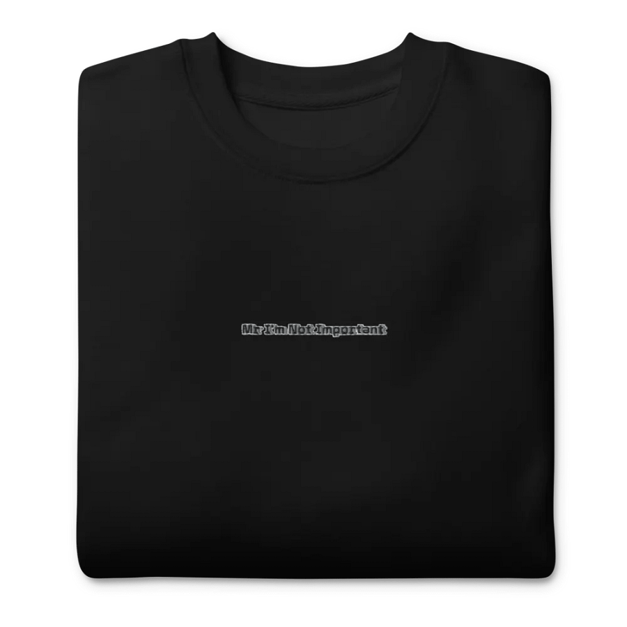Premium Sweatshirt - Embroidered - Mr I'm Not Important product image (12)