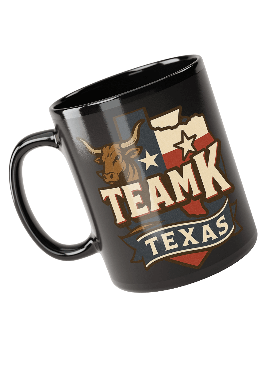 Team K Texas Black Mug product image (5)