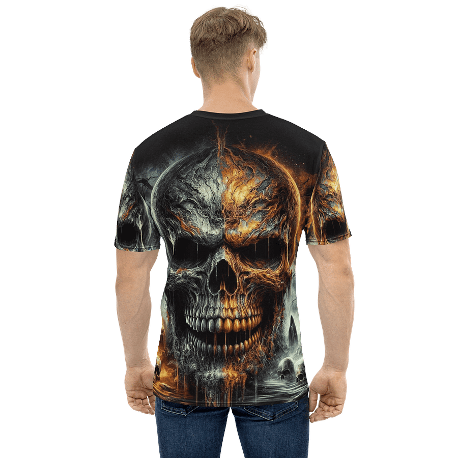 Dual-Tone Skull All-Over T-Shirt. product image (3)