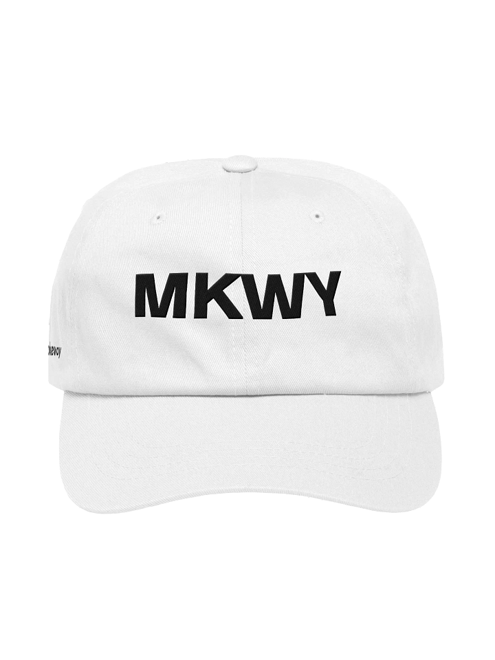 MKWY Classic Dad Hat: White product image (1)