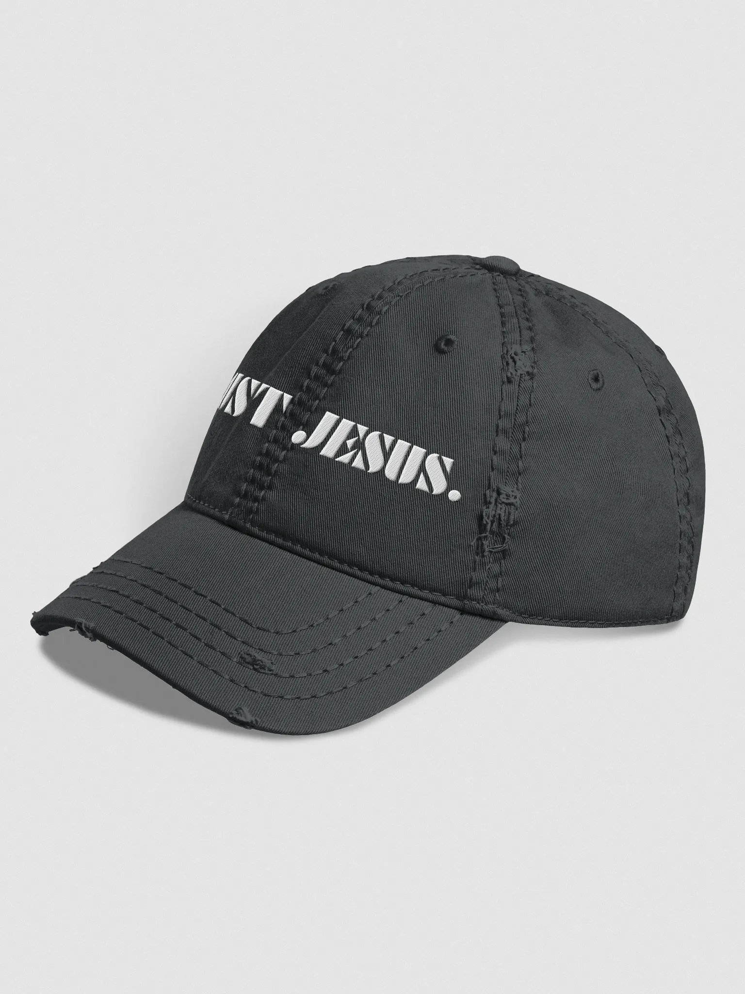 JUST JESUS Distressed Hat product image (2)