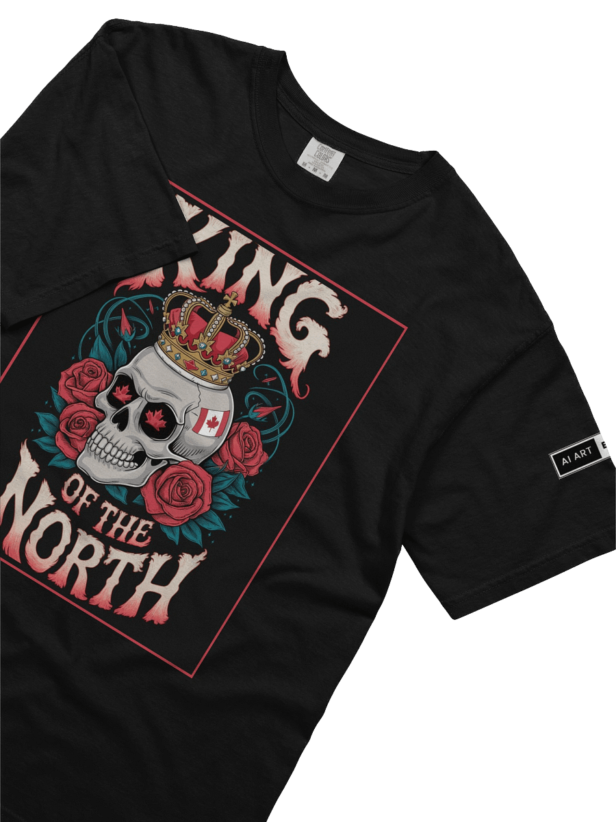 "KING OF THE NORTH" 100% cotton T-shirt product image (3)
