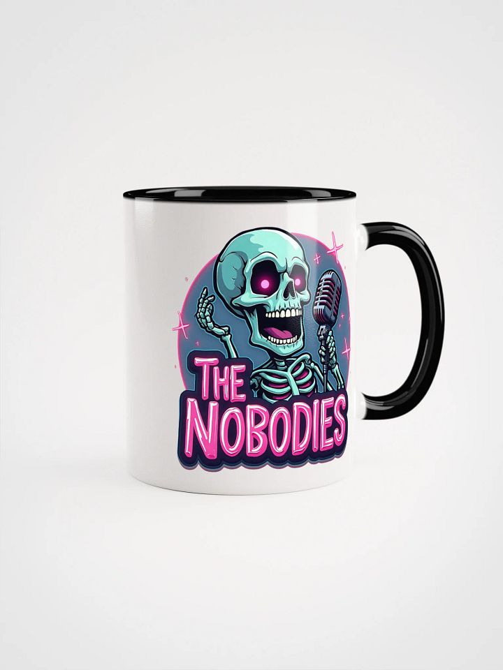 "The Nobodies" Ceramic Mug with Color Inside product image (1)
