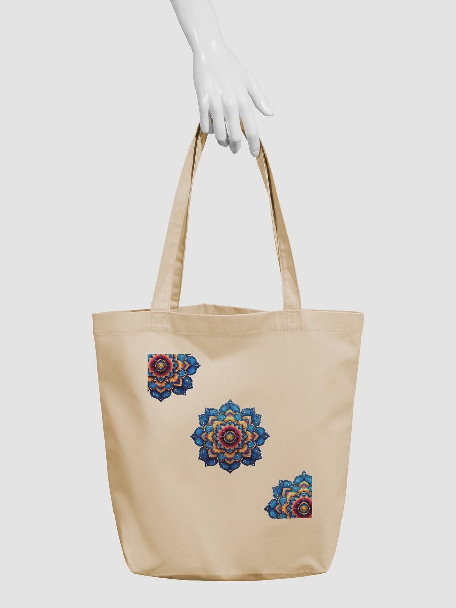 Mandala art design eco friendly tote bag product image (3)