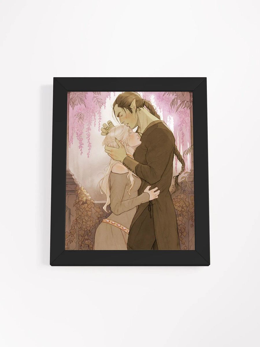 The Librarian and the Orc Framed Art Print, by E.K. Belsher product image (1)