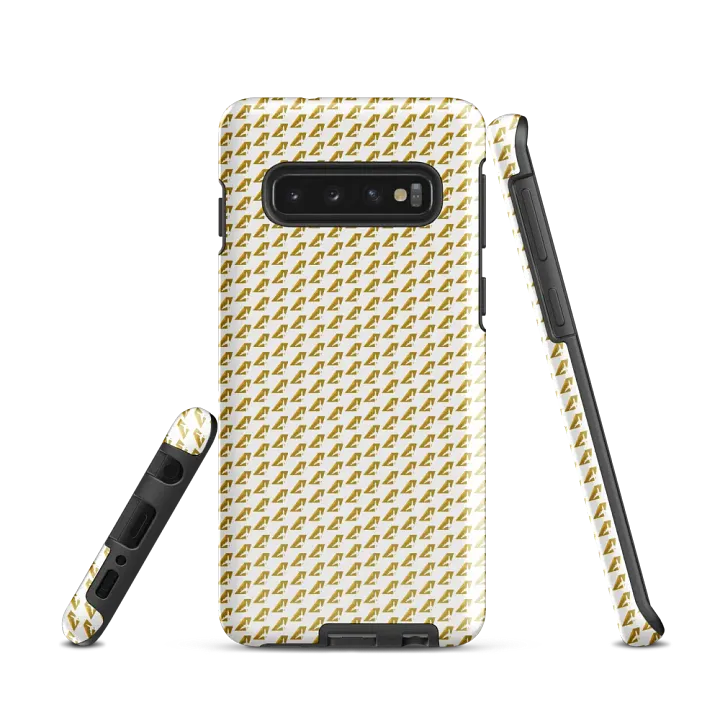 Ultra-Tough Case for Samsung® - Two-Tone Gold Tailfin Design product image (1)