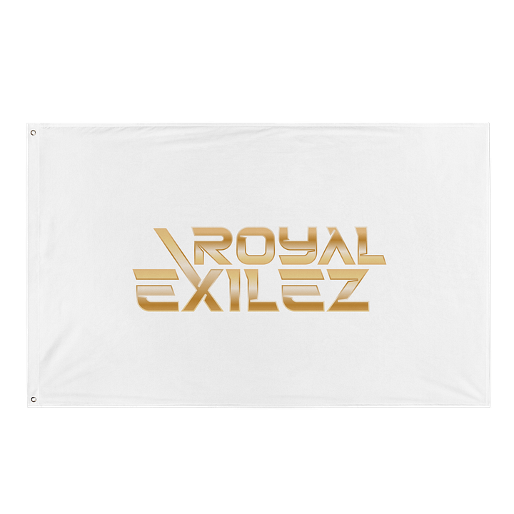 Futuristic Royal Exilez Gold All-Over Flag product image (1)