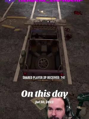 #onthisday Canyonero! Smells like a steak and seats thirty five.  #twitch #truck #7daystodie 