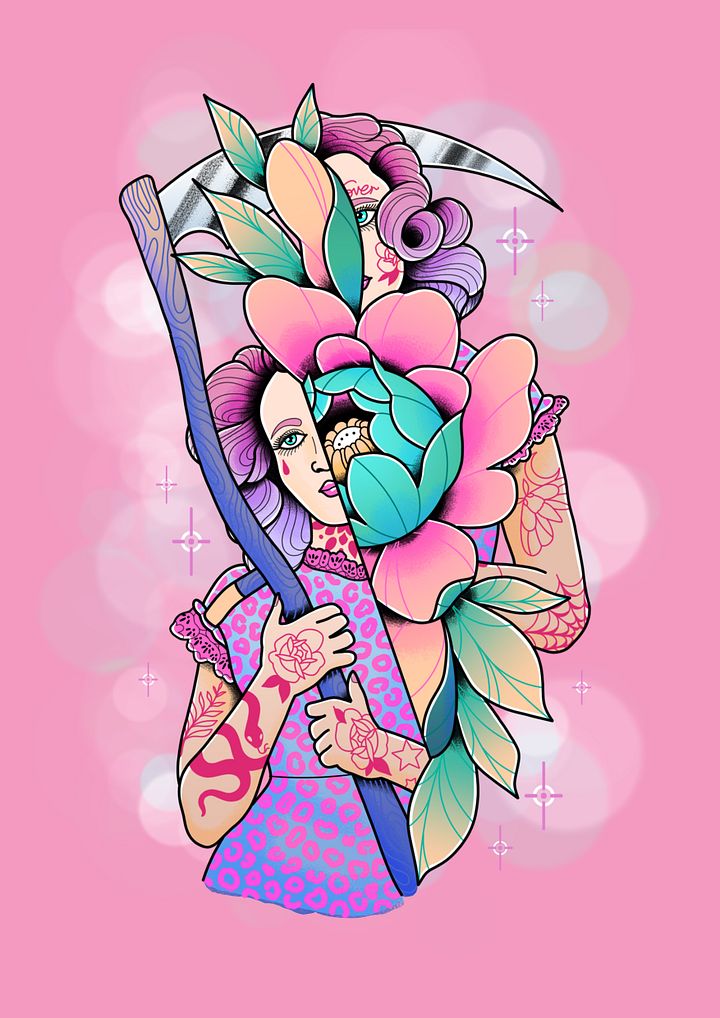 Neon Death Print product image (2)