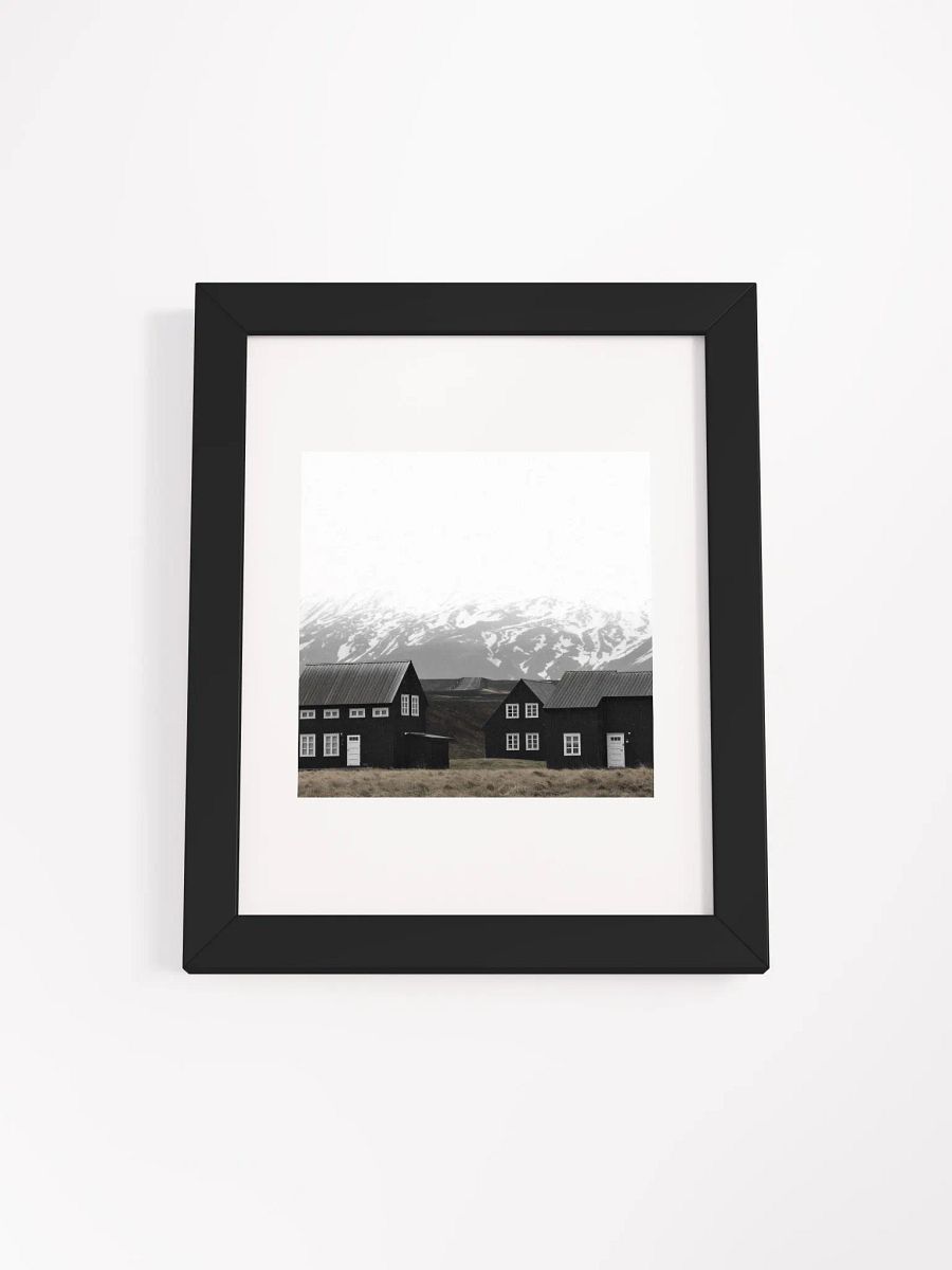 Iceland Mountain Retreat Framed Poster product image (12)