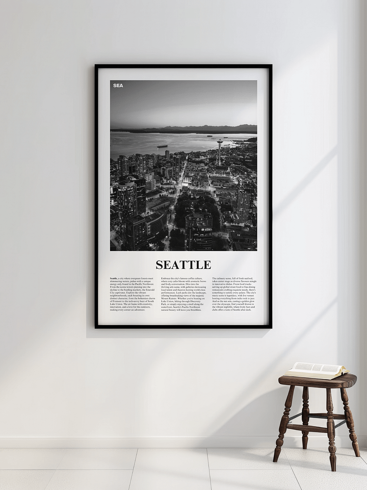 Seattle 02 Newspaper Poster product image (2)