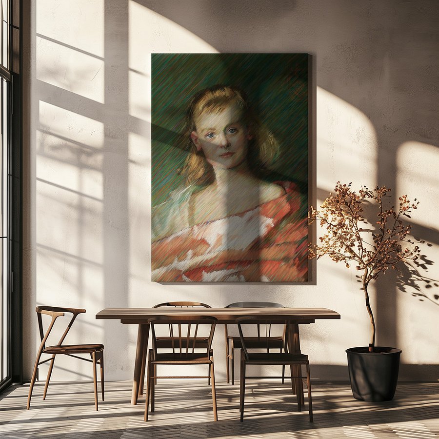 Portrait of Princess Wilhelmina (Tribute to Thérèse Schwartze) - 23-08-24 product image (6)