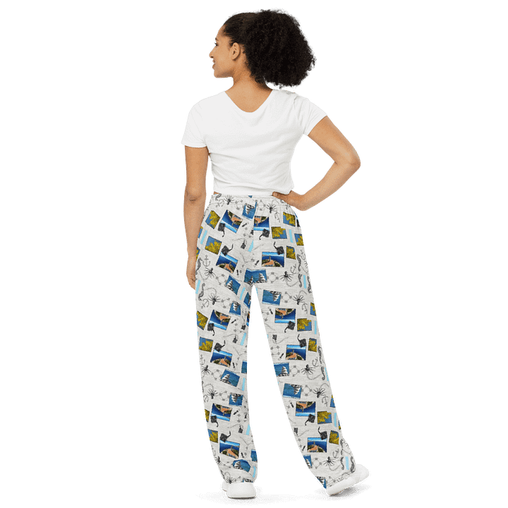 Sea style (photoshop by Dina R.) - Wide-Leg Pants product image (2)