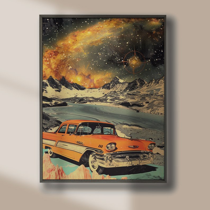 Surreal Cat Collage Gallery Wall Set of 6 Prints - DIGITAL product image (8)