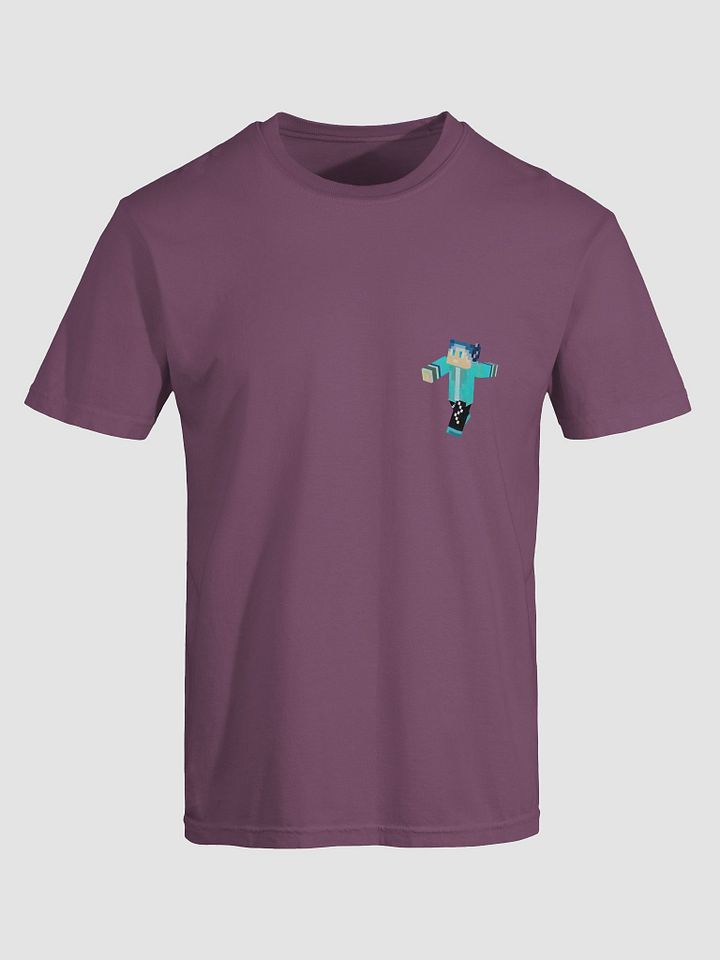 Pixelated Blue Character Graphic T-Shirt product image (1)