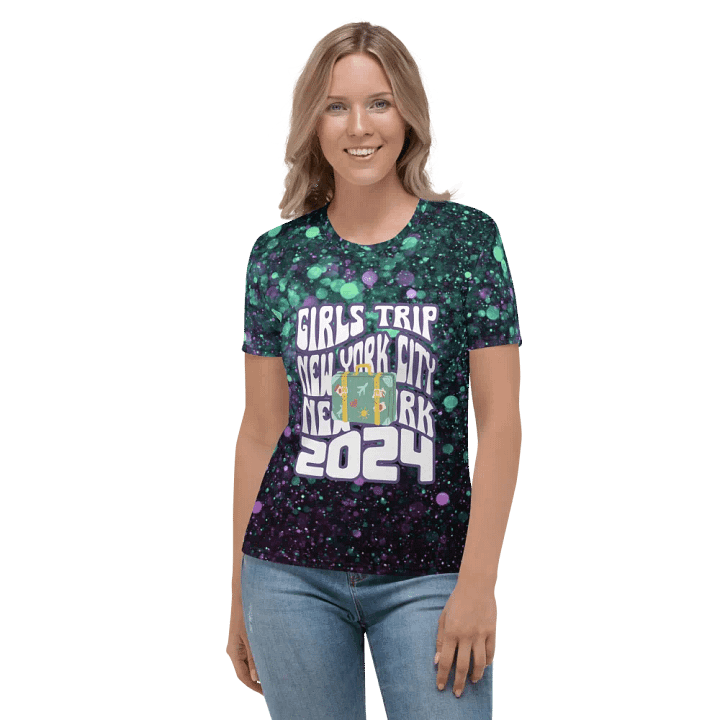 Girls Trip New York 2024 All Over Print T-shirt product image (2)