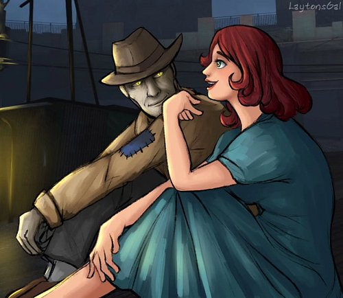 Just Nick and my sole survivor having a deep conversation on the roof of Nick's office 😌💗
.
.
.
.
.
.
.
💗Tags💙
#fallout4 #fal...