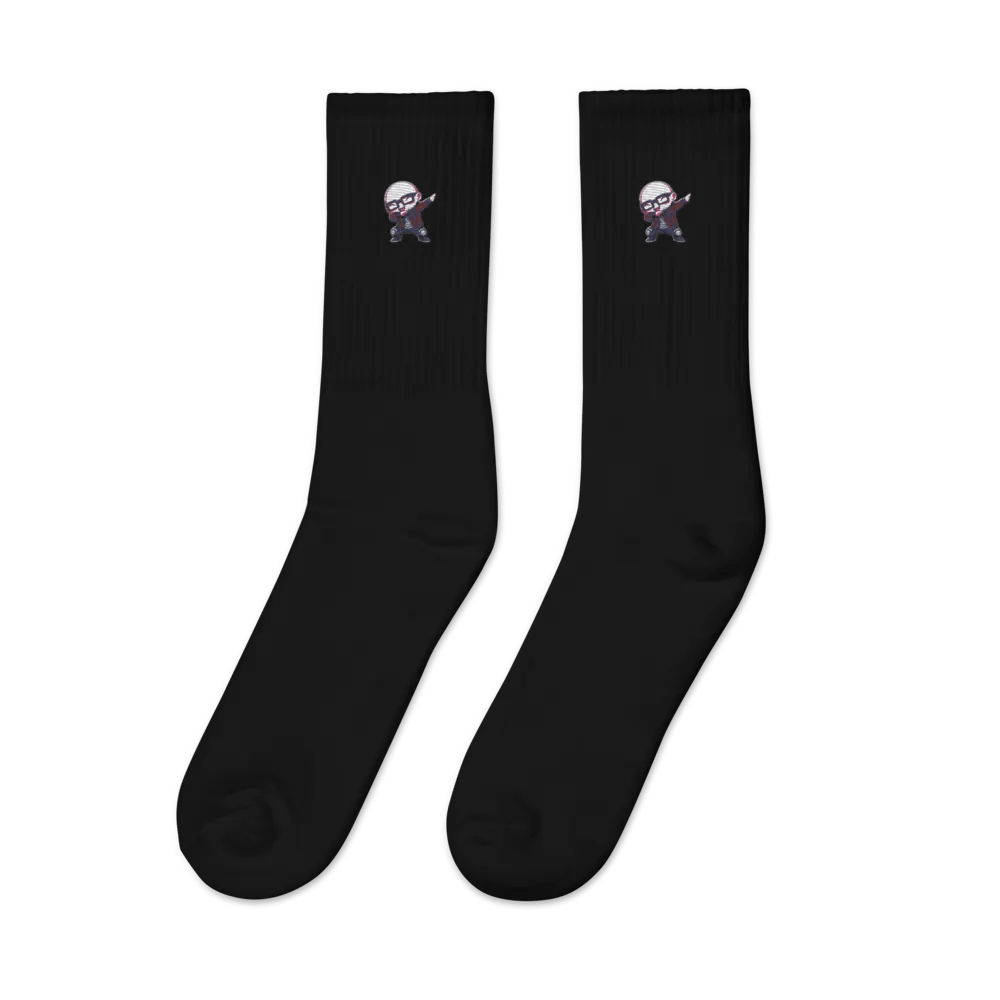 Dabbing Grandpa Cartoon Crew Socks product image (4)