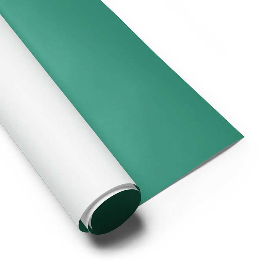 Elf Green Solid Holiday Christmas Wrapping Paper Sheets (3) product image (6)