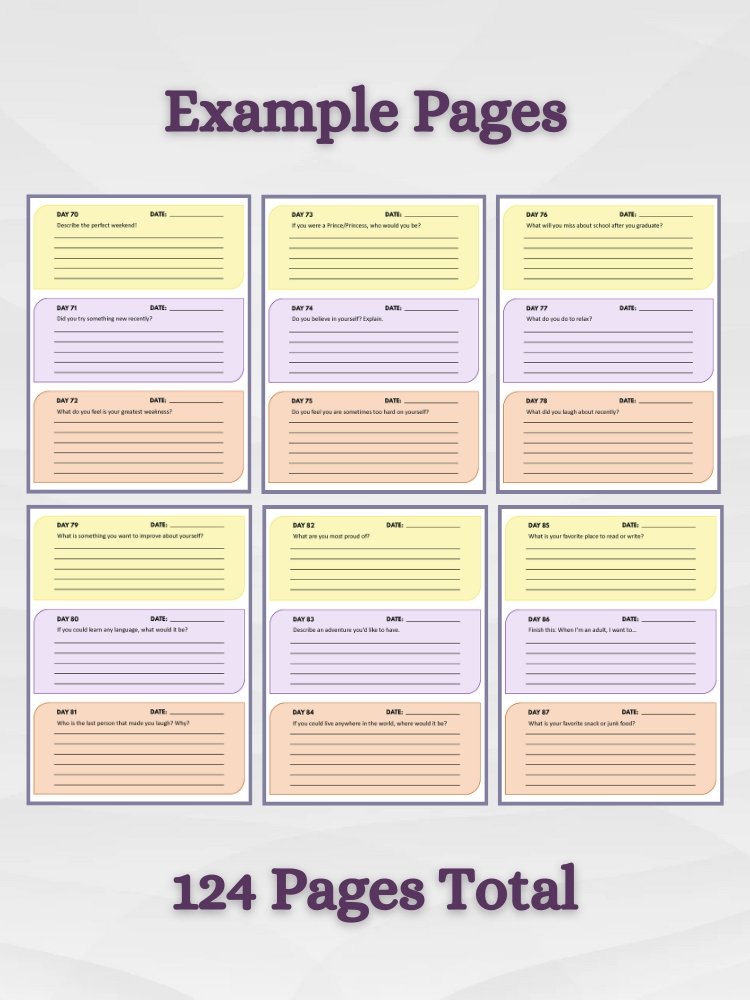 365 Questions for Kids: Self-Discovery Workbook for Kids 9-12 product image (8)