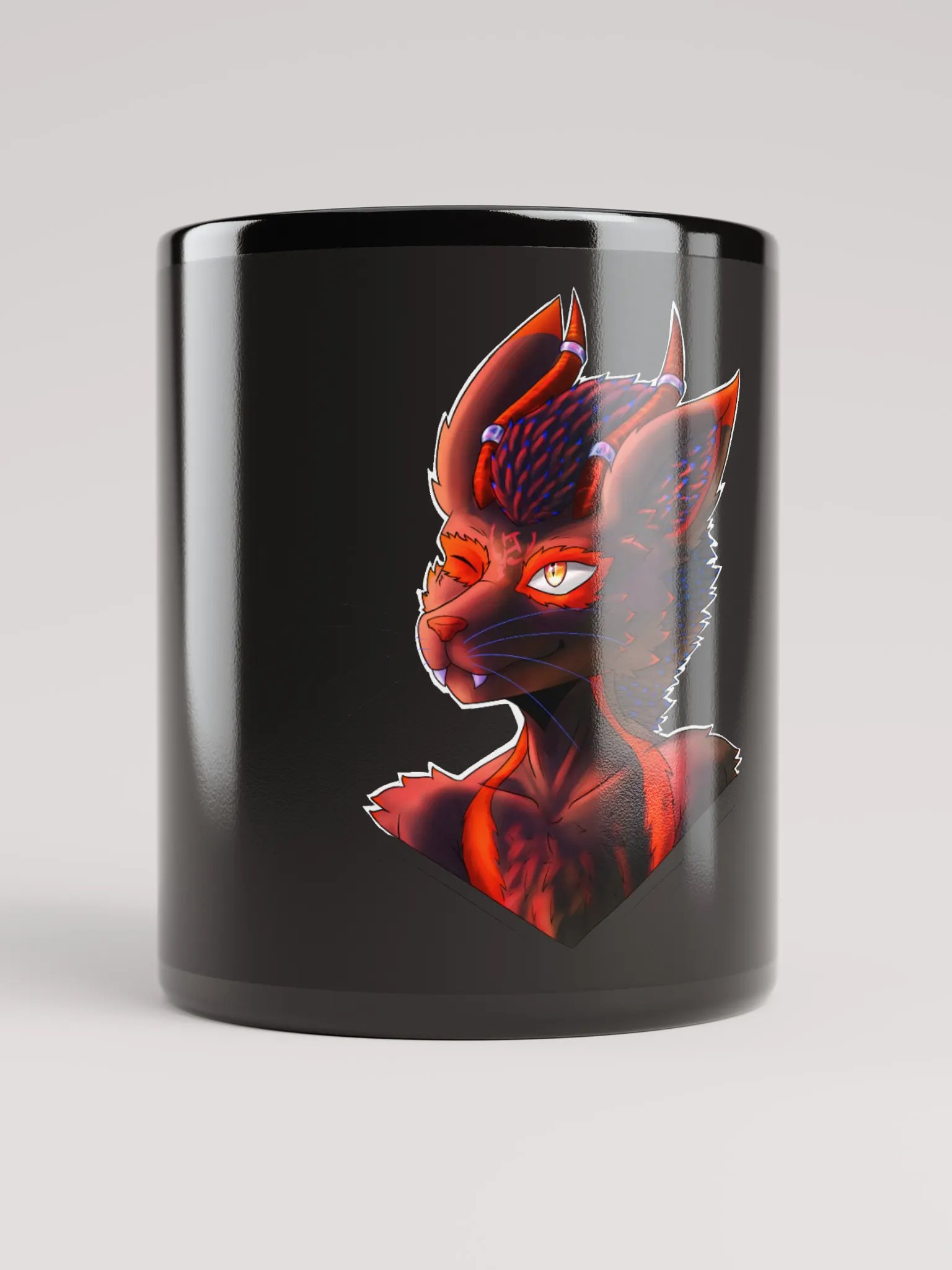 Weezle Black Glossy Mug product image (9)