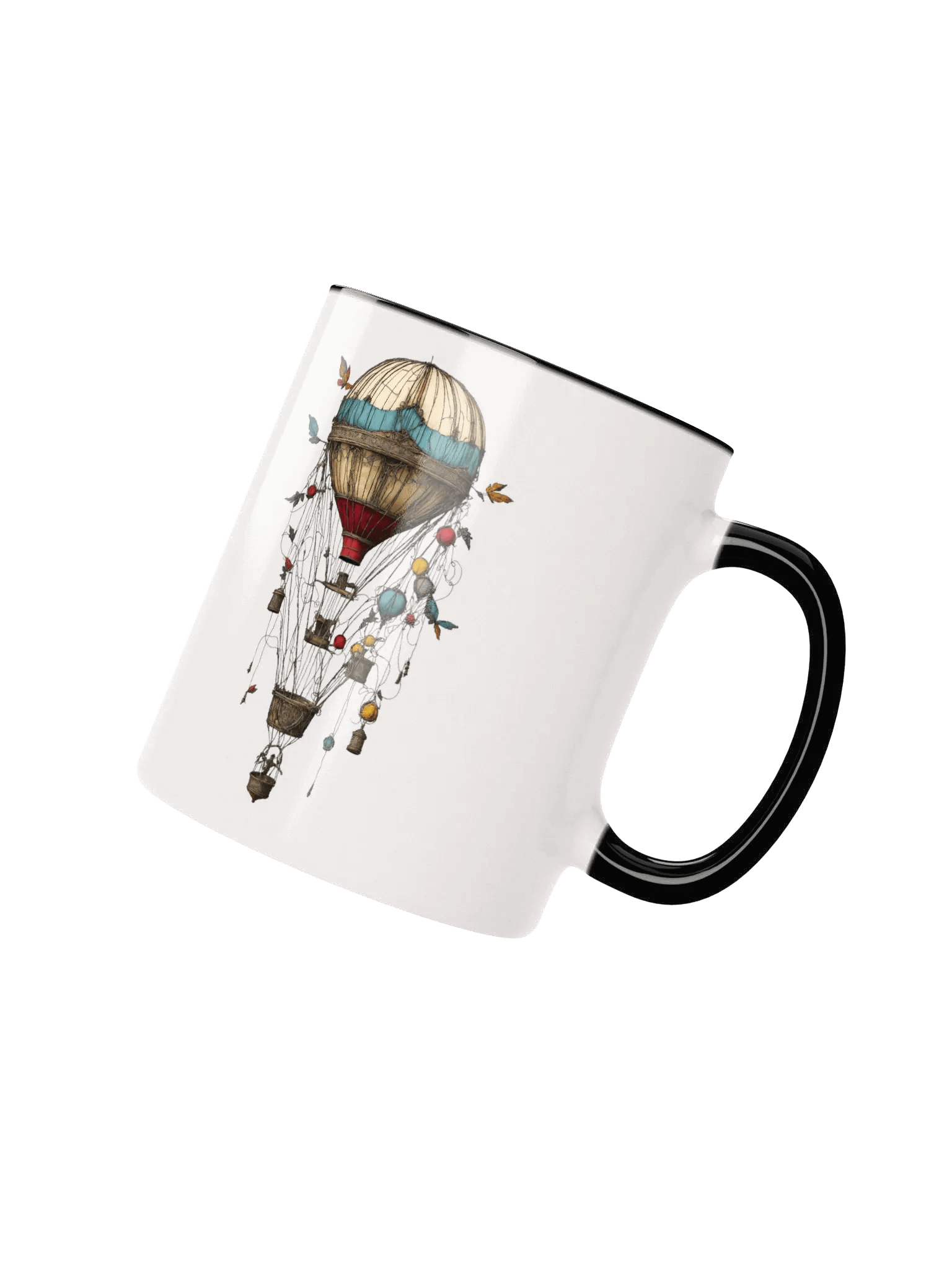 Whimsical Hot Air Balloon Ceramic Mug product image (9)