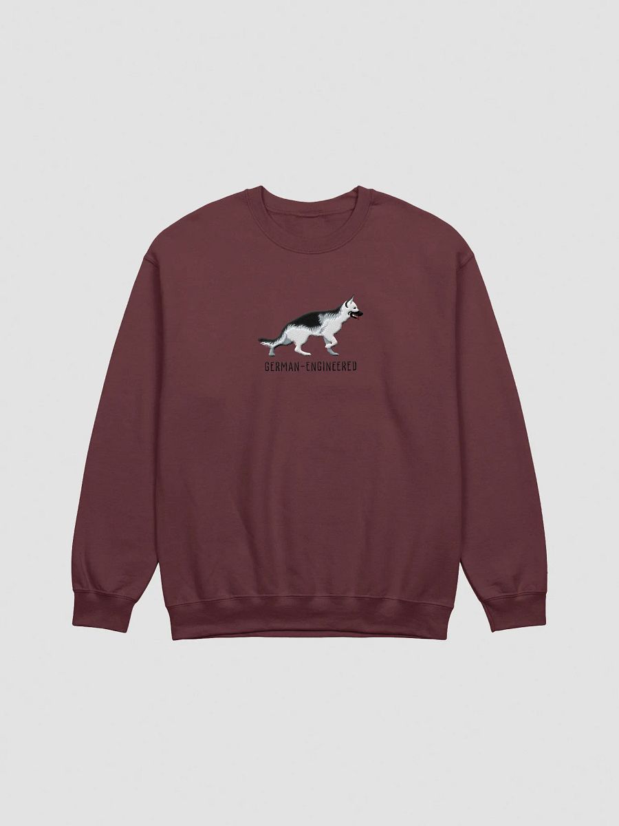 German-Engineered Sweatshirt (Embroidered) of a German Shepherd(Silver) product image (5)