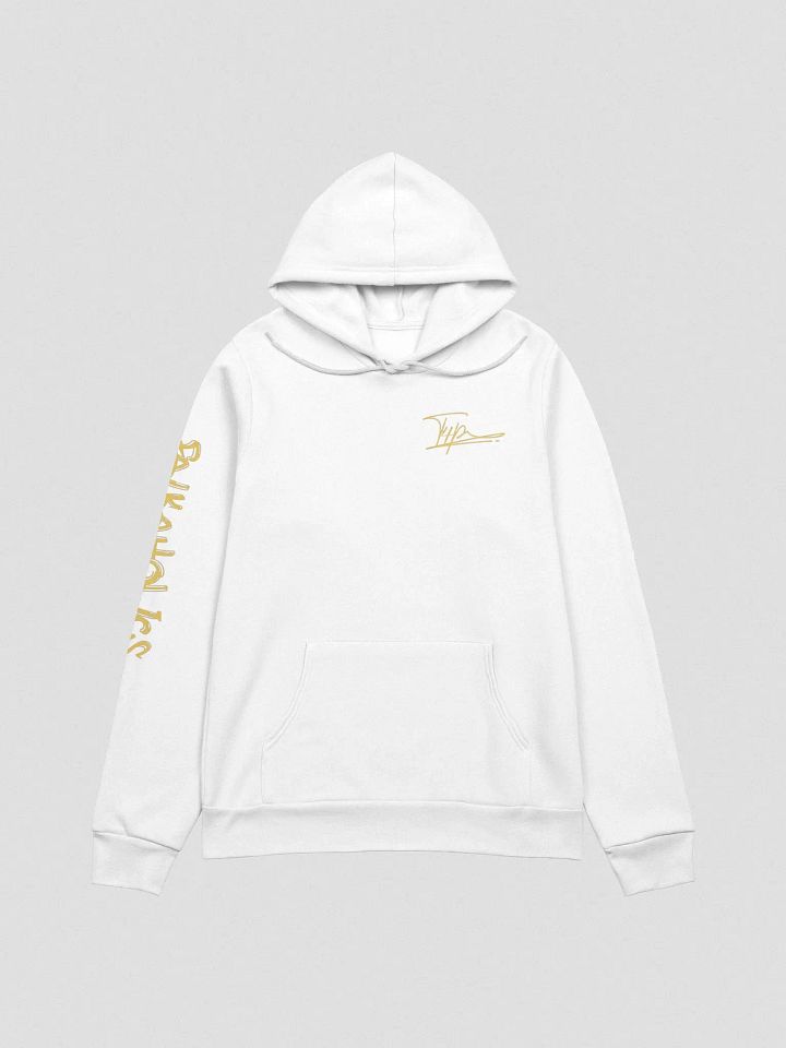 T4P Hoodie White/Goldenrod (Bella+Canvas Supersoft) product image (1)