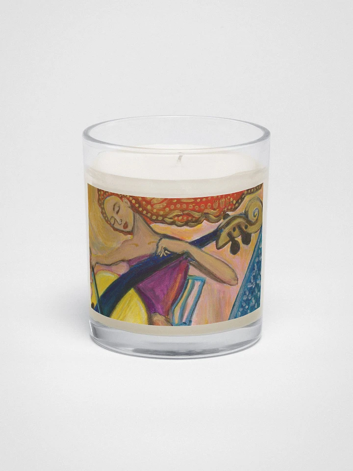 Unscented Soy Wax Candle with Original Tania Elizabeth Artwork product image (1)