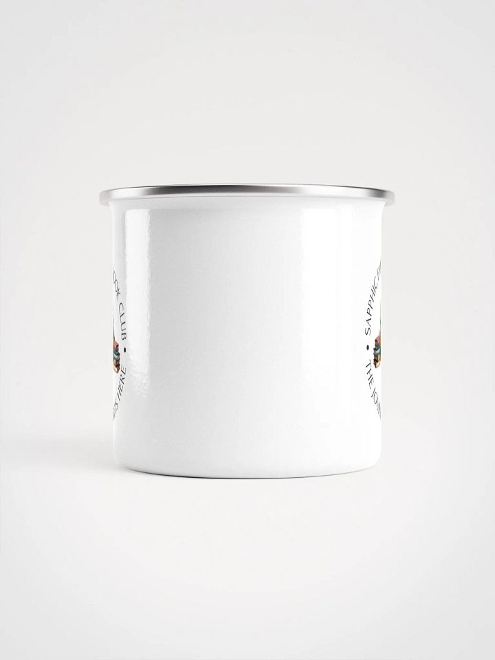 Sapphic Fantasy Book Club Enamel Mug product image (2)