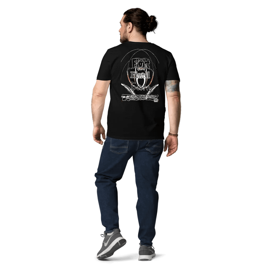 Fight Hard Earn Respect - Embroidered - Organic Cotton T-Shirt product image (11)