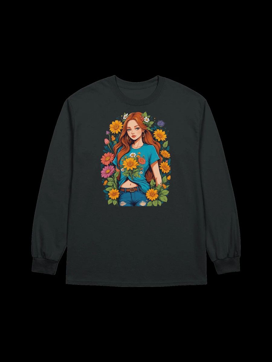 Bloomcore Flower Girl v1 - Gildan Ultra Cotton Unisex Long Sleeve T-Shirt product image (2)