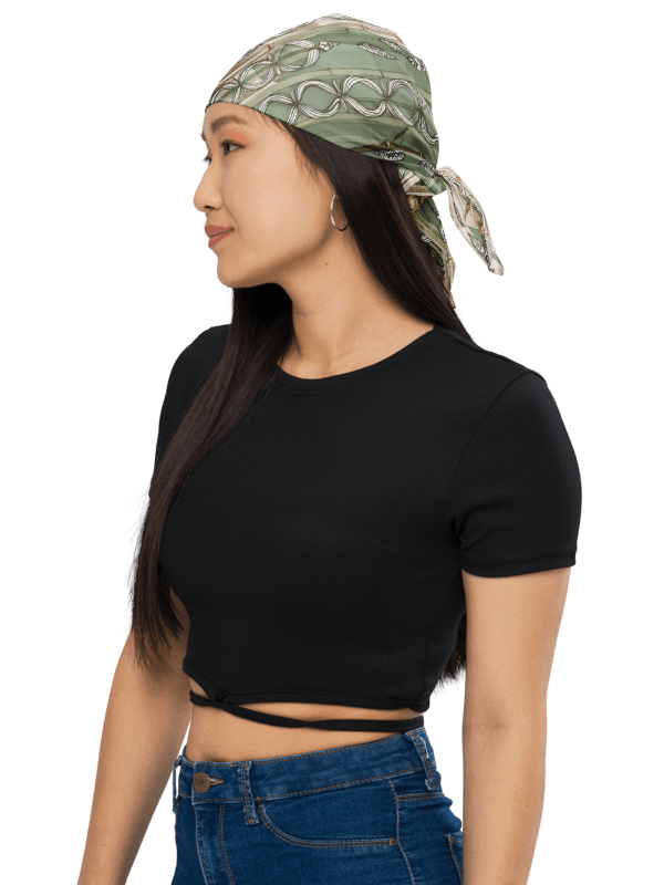 Lucky Bamboo Painted Bandana product image (1)