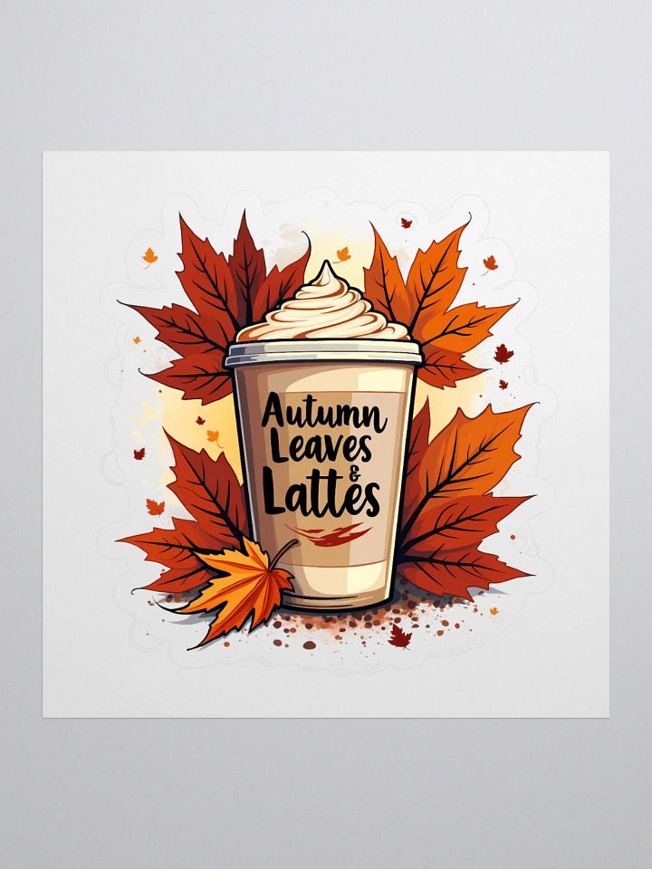Autumn Leaves & Lattes Stickers product image (1)
