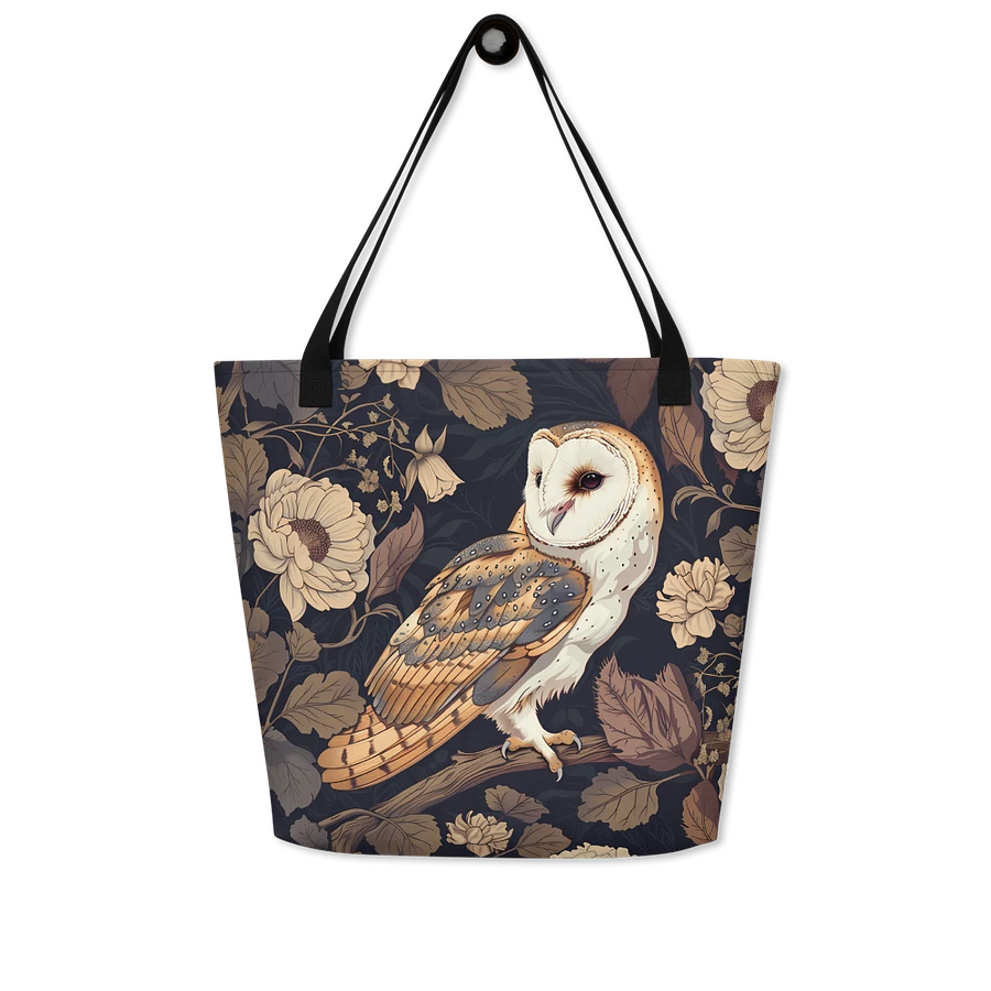Tote Bag: Adorable Owl Classic Elegant Bohemian Vintage Style Design product image (8)