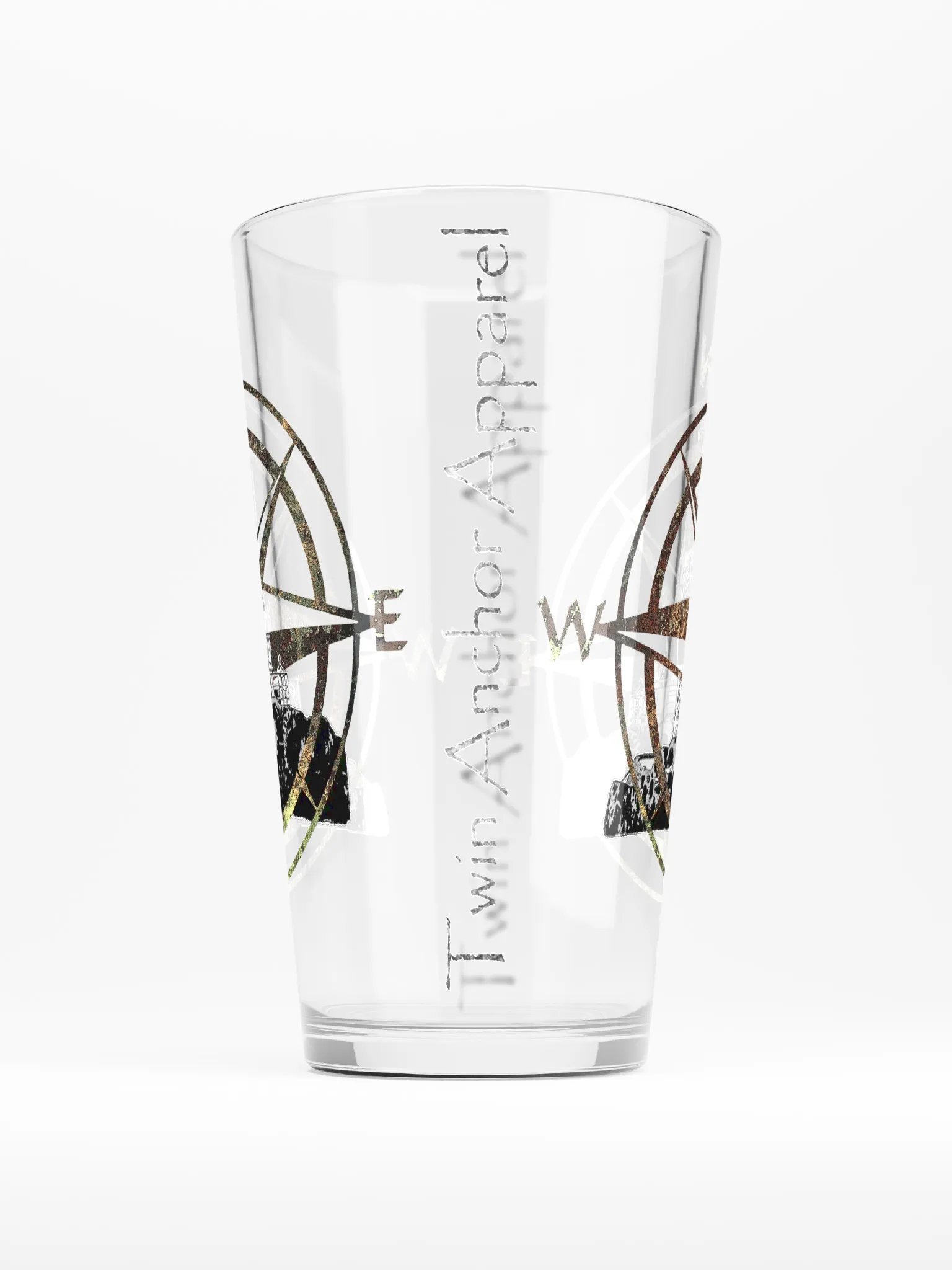 Compass Rose Marshall Foss 16oz Pint Glass product image (2)